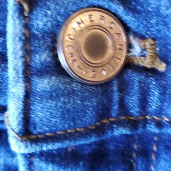 J. CREW Mercantile blue denim 5 pocket skirt size 6 - Picture 4 of 10